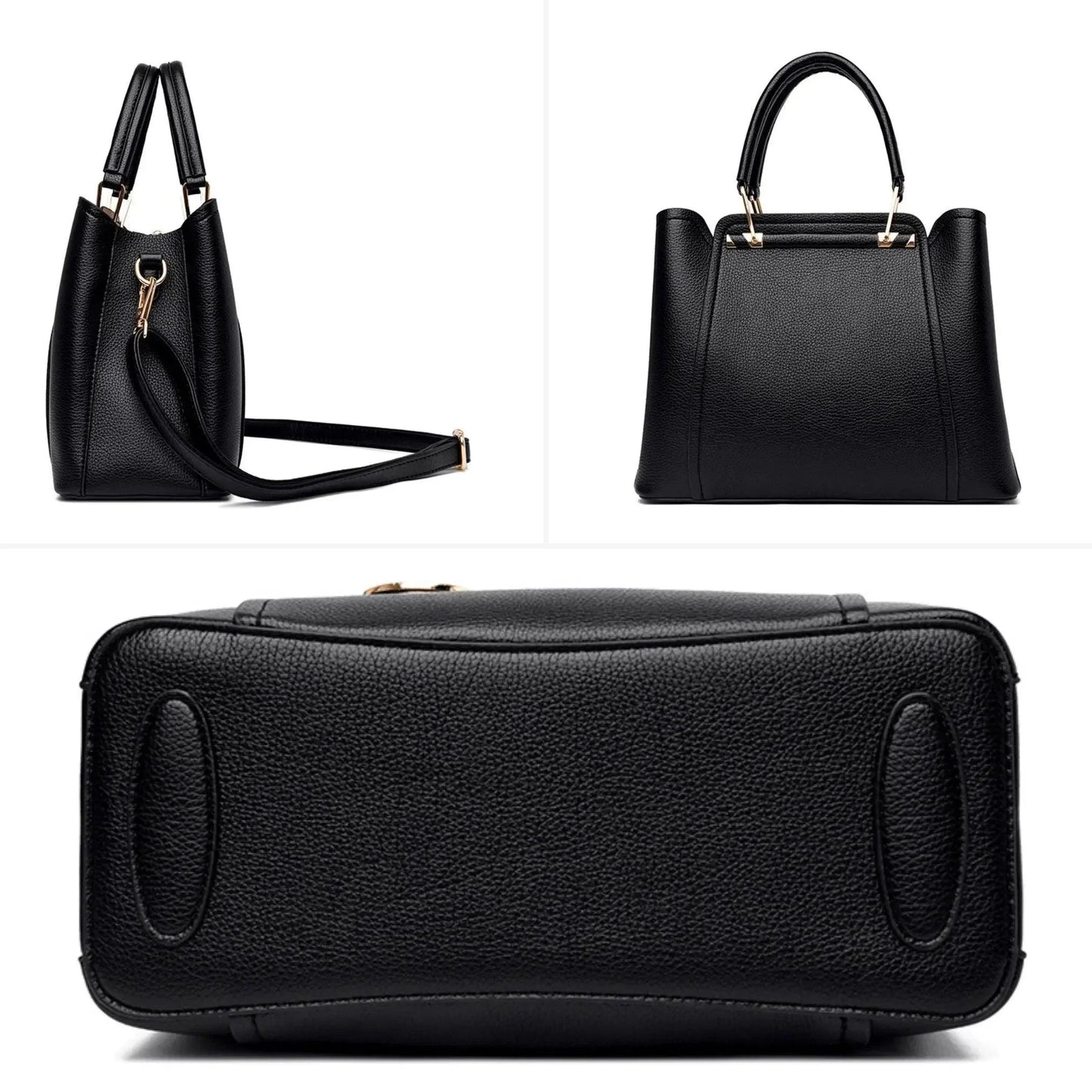 Luxurious Leather Crossbody Bag - Style Couer