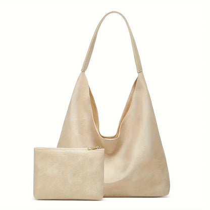 Leather Messenger Bag + Leather Wallet - Manz